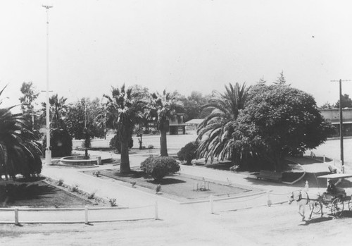 Plaza Park, Orange, California, ca. 1907