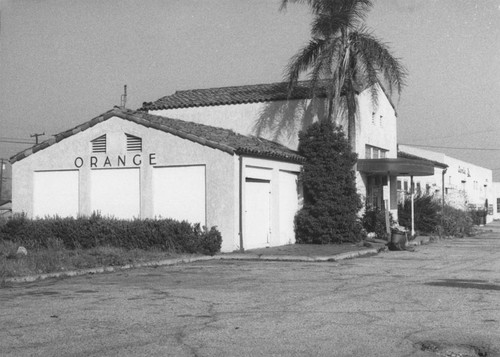 Santa Fe Depot on North Atchison Street, Orange, California