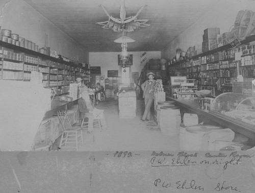 Ehlen & Grote Co. store interior, Dobner Block, Orange, California, 1892