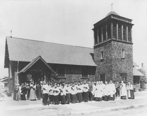 Trinity Episcopal Church, Orange, California, ca. 1910