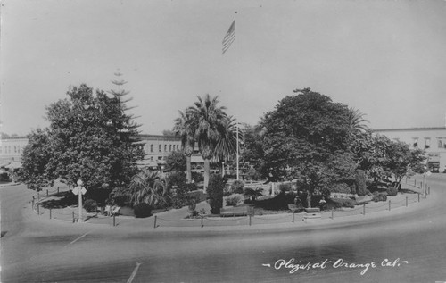 Plaza Park, Orange, California, ca. 1915