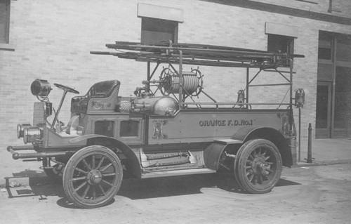 Orange Fire Department fire truck no. 1, Orange, California