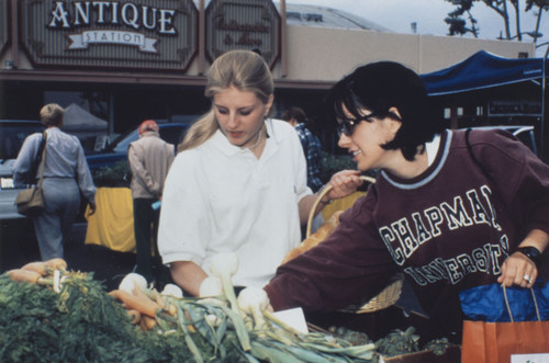 Farmer's Market on South Glassell Street and West Almond Avenue, Orange, California, 1998