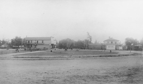 Plaza Square, Orange, California, 1887