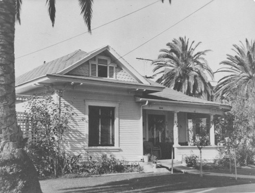 Kenyon residence, North Orange Street, Orange, California, 1953