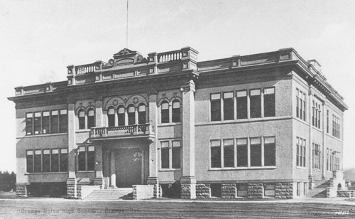 Orange Union High School, Orange, California, ca. 1905