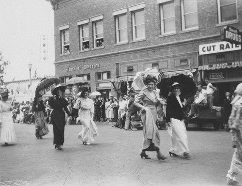 May Festival Parade in Orange, California, 1933