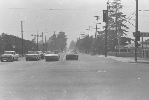 Road construction, Orange, California, 1966-1967