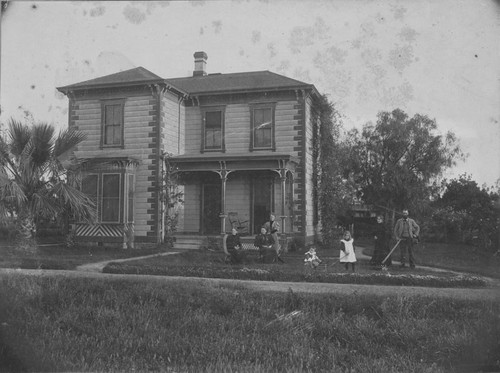 Adams house at 1056 E. Chapman Avenue, Orange, California, ca. 1898