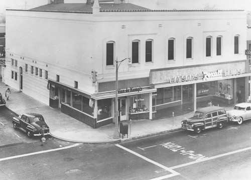 Southwest corner of East Chapman Avenue and South Orange Street, Orange, California, 1940