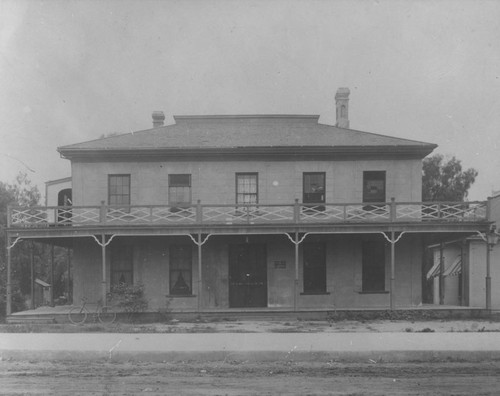 Plaza Hotel, Orange, California, ca. 1900