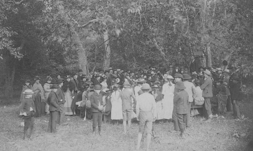 Orange County Park gathering, Orange, California, 1892