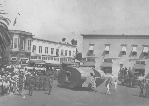 World War I Bond Drive Parade, Orange, California, 1918