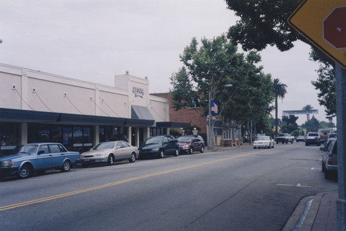 Antique stores on South Glassell Street, Orange, California, 2001