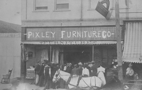 "Pixley Furniture Co." Orange, California, ca. 1909