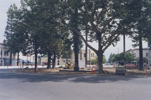 Plaza Square under construction, Orange, California, 2001