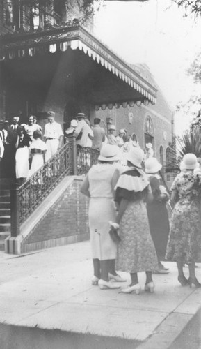 Walther League International Convention delegates, St. John's Lutheran Church, Orange, California, 1932