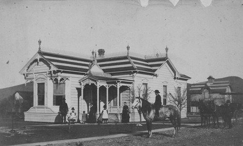 Ellis residence, El Modena, California, 1884