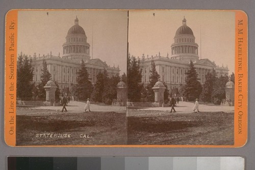 Statehouse, Cal. Place of publication: Baker City, Oregon. Photographer's series: On the Line of the Southern Pacific Ry