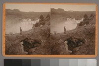 (Shoshone Falls, Idaho; on verso.)