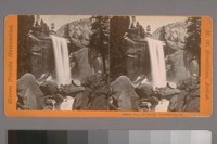 Vernal Fall, 350 feet high. Yo-semite Valley, Cal. Photographer's series: Sierra Nevada Mountains