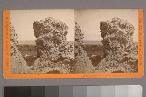 Alkali Rock at Mono Lake, Mono County California. Photographer's series: Sierra Nevada Mountains