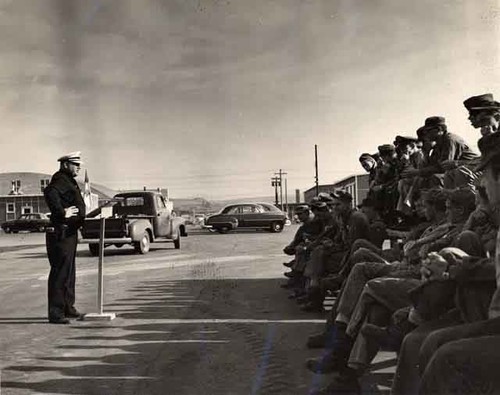 Roy Lockwood delivering speech