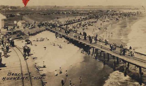 Beach at Hueneme, Calif