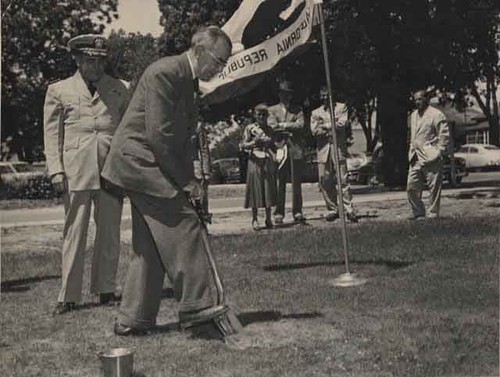 Groundbreaking ceremony, USO on A Street