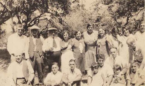 Arrouge family gathering at Steckel Park