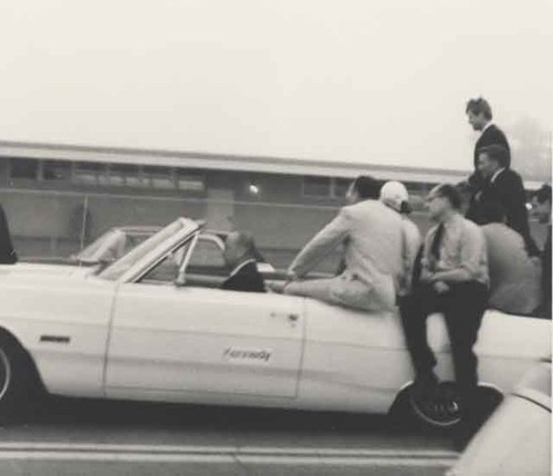 Robert Kennedy in car