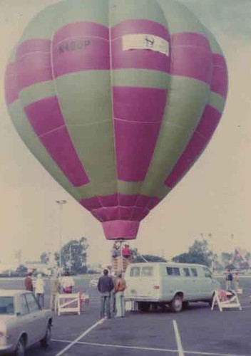 Hot air balloon as part of the bicentennial celebration