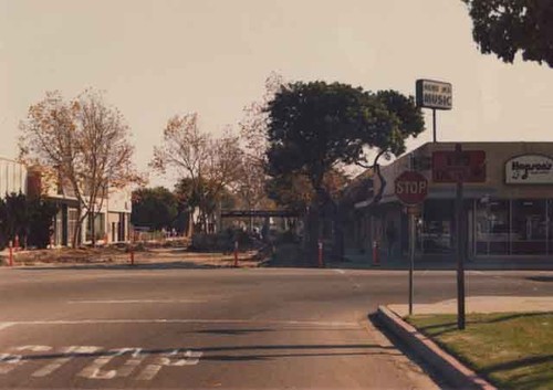 View of A Street renovation from 3rd Street