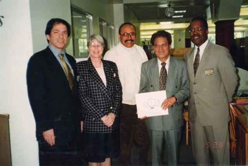 Dedication of Internet computer donated by Mayor