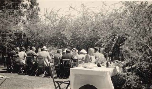 Sugar beet gathering at Scoles' home