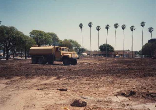 The ground is clear for A Street construction