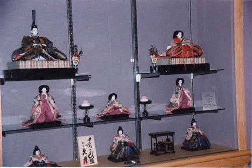 Japanese doll display