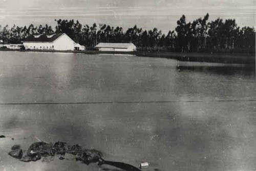 Maulhardt homeplace, flood 1953