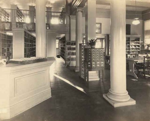 Carnegie library desk