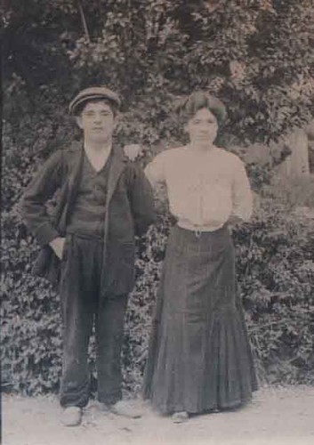 Papa with sister Louise