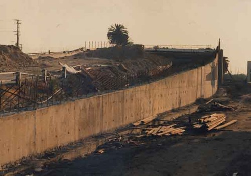Construction of 3rd Street bridge