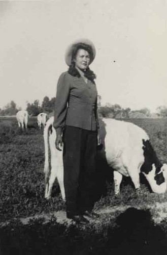 Woman on farm