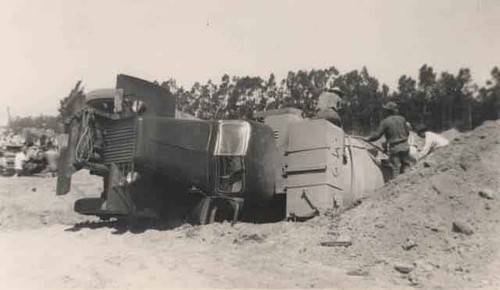 Cement mixer accident