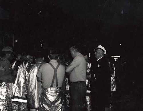 Roy Lockwood and other firemen