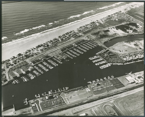 Air view of Peninsula and beach