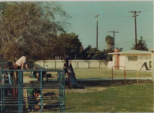 Playground and youth building