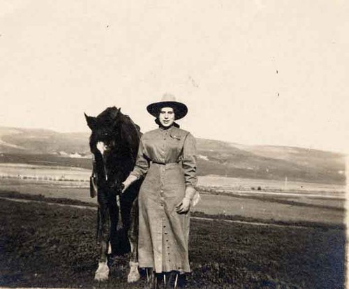 Woman and horse