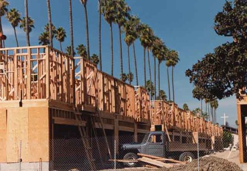 Construction of condos on C Street