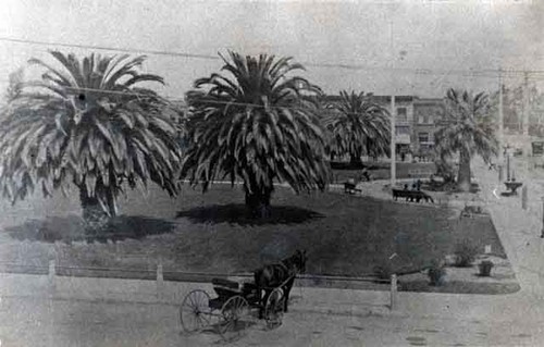 Plaza Park from 5th & B Streets