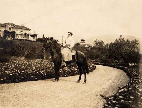 Woman on horse